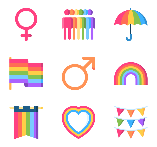 600x564 Pride Icon Packs