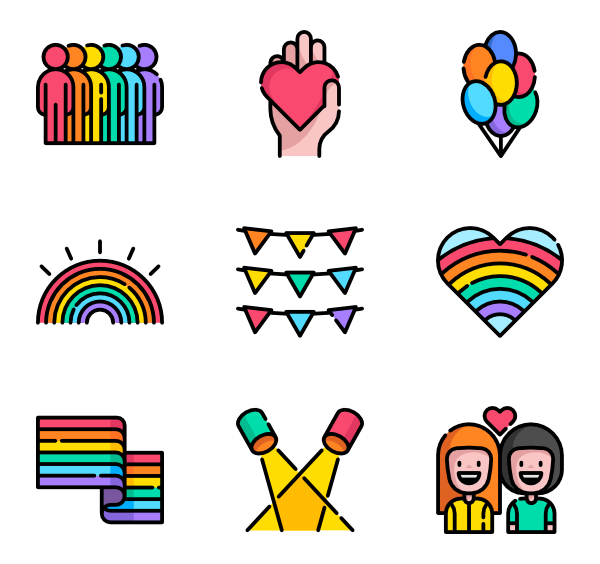 600x564 Pride Icons