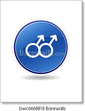292x382 Homosexual Pride Icon, Art Print Barewalls Posters Prints