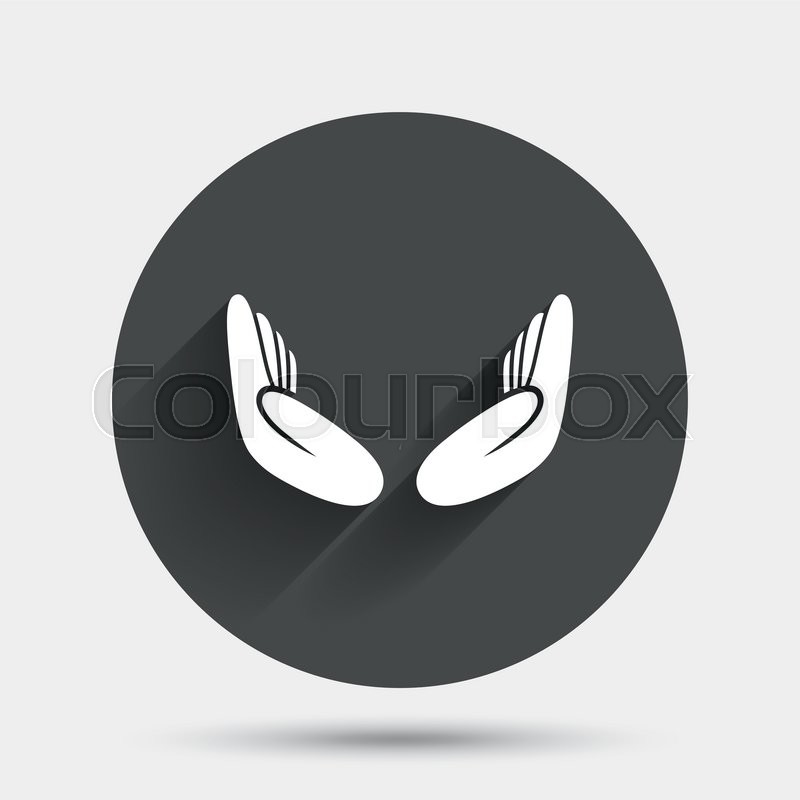 800x800 Pray Hands Sign Icon Religion Priest Stock Vector Colourbox