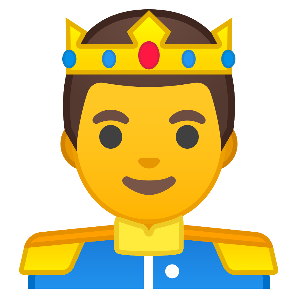 1024x1024 Prince Icon Noto Emoji People Profession Iconset Google
