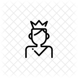 256x256 Prince Icon Of Line Style