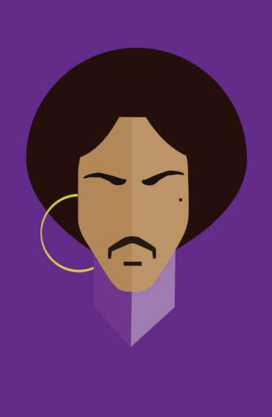 392x600 Prince Original Icon Print