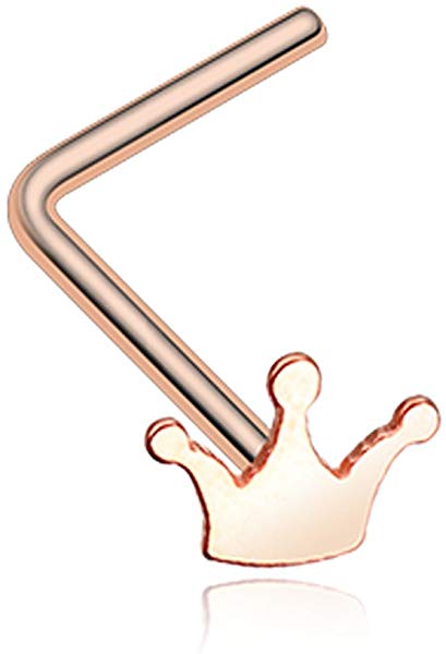 409x600 Rose Gold Colored Dainty Princess Crown Icon L Shaped