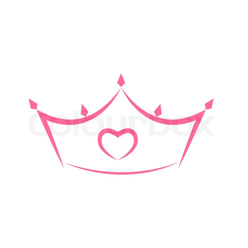 800x800 Princess Crown Icon Vector Stock Vector Colourbox