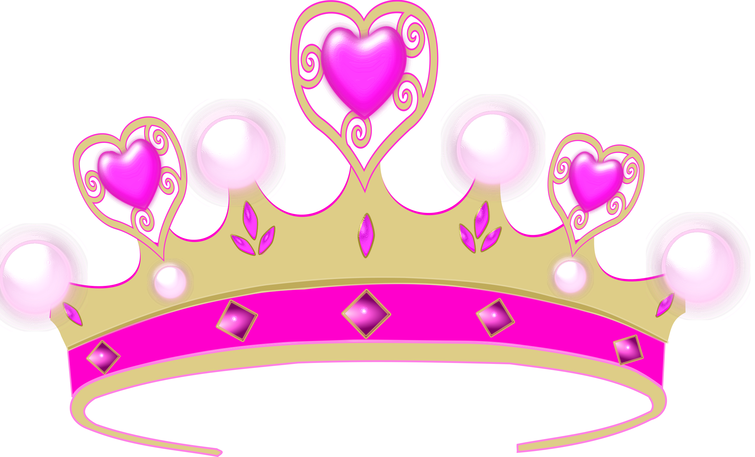2400x1453 Princess Crown Icons Png