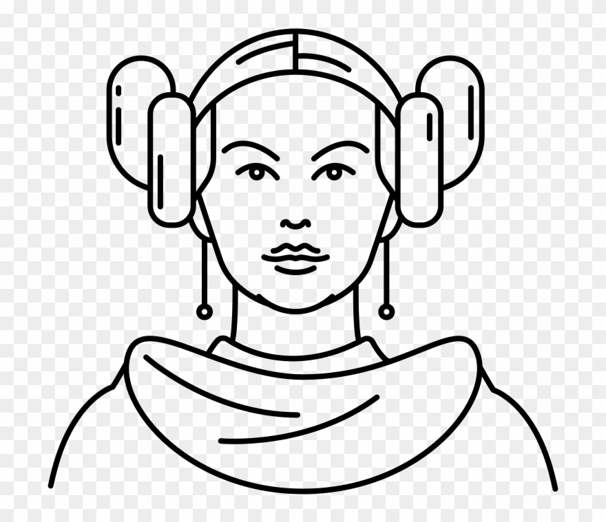 880x759 Princess Leia Coloring
