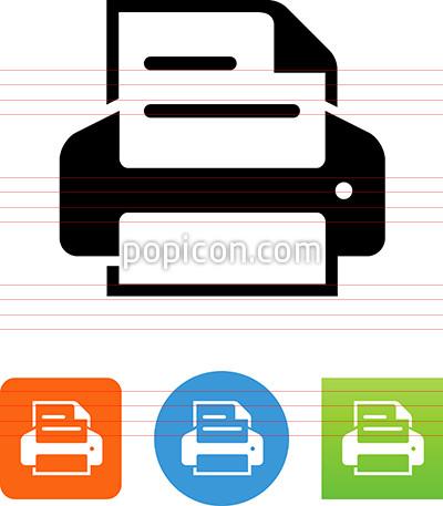 400x457 Vector Print Icon