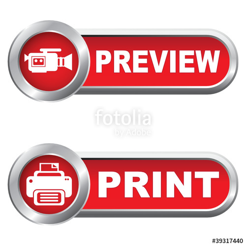 500x500 Preview Print Icon Stock Image And Royalty Free Vector