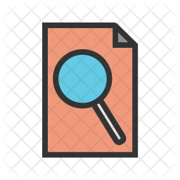 256x256 Print Preview Icon Of Colored Outline Style