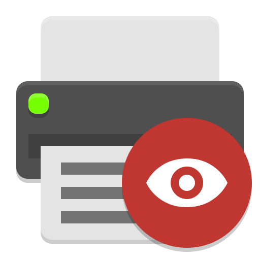 512x512 Document Print Preview Icon Papirus Apps Iconset Papirus