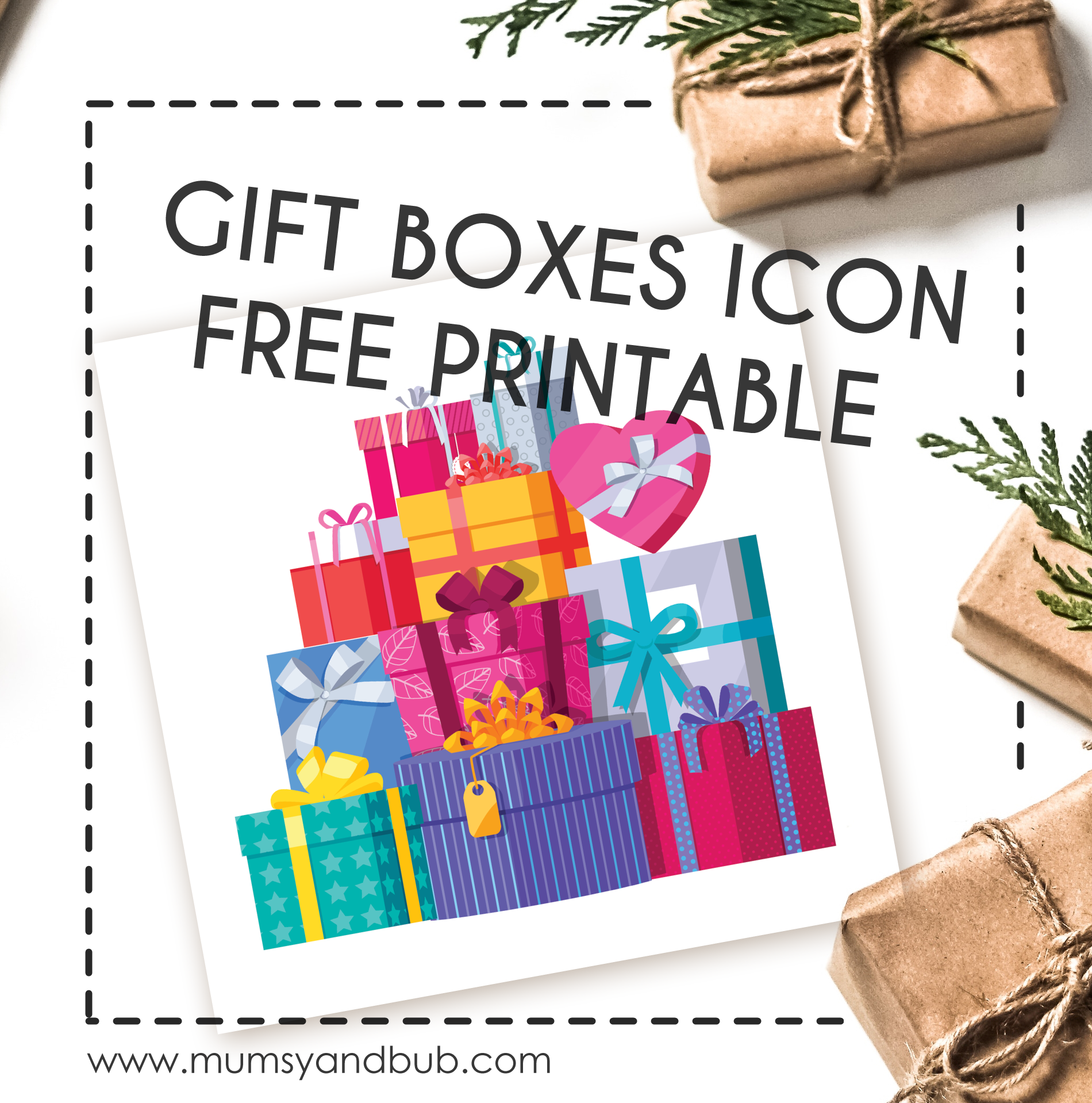 1900x1918 Christmas Gift Boxes Icon Free Printable Mumsy And Bub