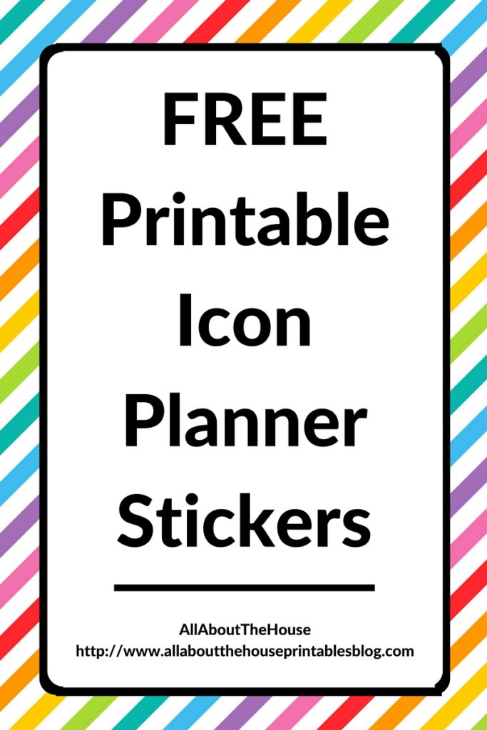 683x1024 Free Printable Icon Planner Stickers