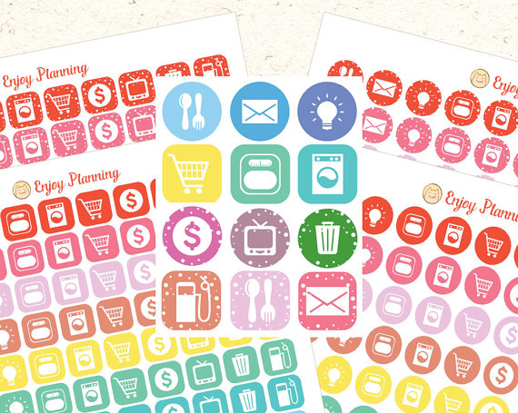 570x455 Icon Printable Planner Stickers Printable Icons Planner Stickers