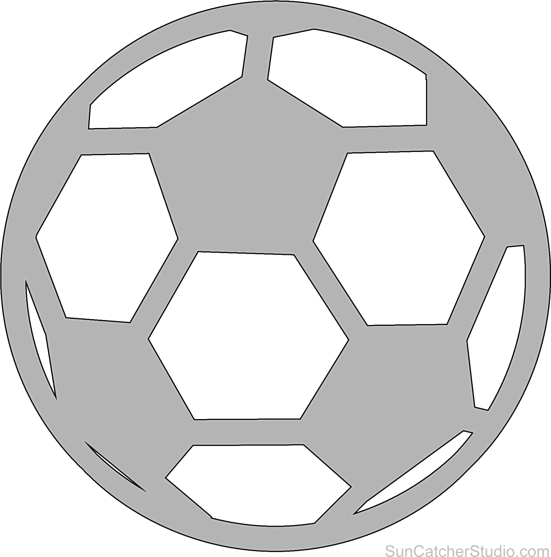 1887x1906 Soccer Ball Clipart Printable