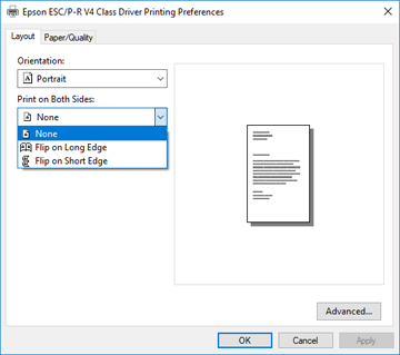 360x319 Selecting Print Settings