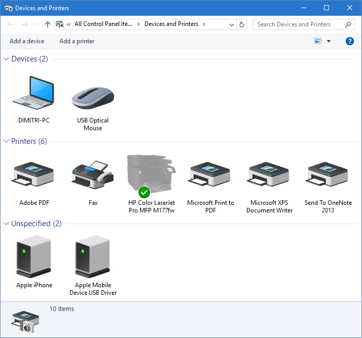 714x665 Iphone Shown As Unspecified In Devices And Printers Solved