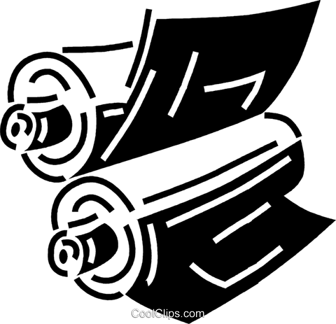 480x463 Printing Press Royalty Free Vector Clip Art Illustration