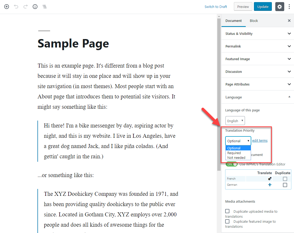1115x883 Adding Priority To Your Translations