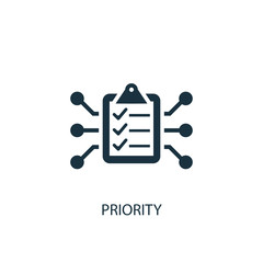 240x240 Priority Icon Simple Element Illustration Stock Image