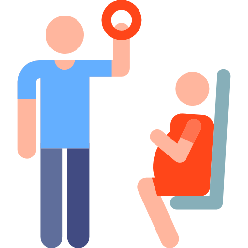 512x512 Pregnant Priority Icon Urban City Pictogram Freepik