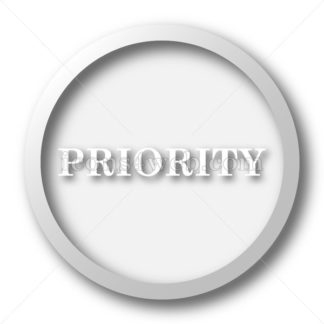 324x324 Priority White Icon Priority White Button