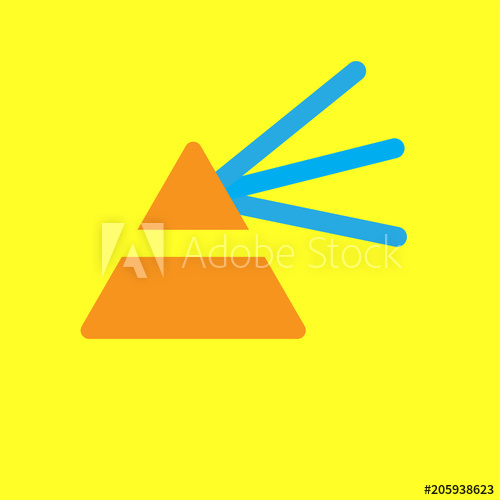 Prism Icon Vector Sign And Symbol Isolated On White Background 500x500 Prism Icon Vector Sign And Symbol Isolated On White Background
