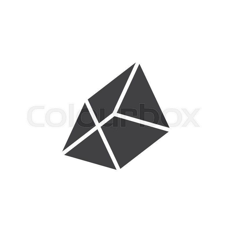 Triangular Prism Geometrical Figure Stock Vector Colourbox 800x800 Triangular Prism Geometrical Figure Stock Vector Colourbox