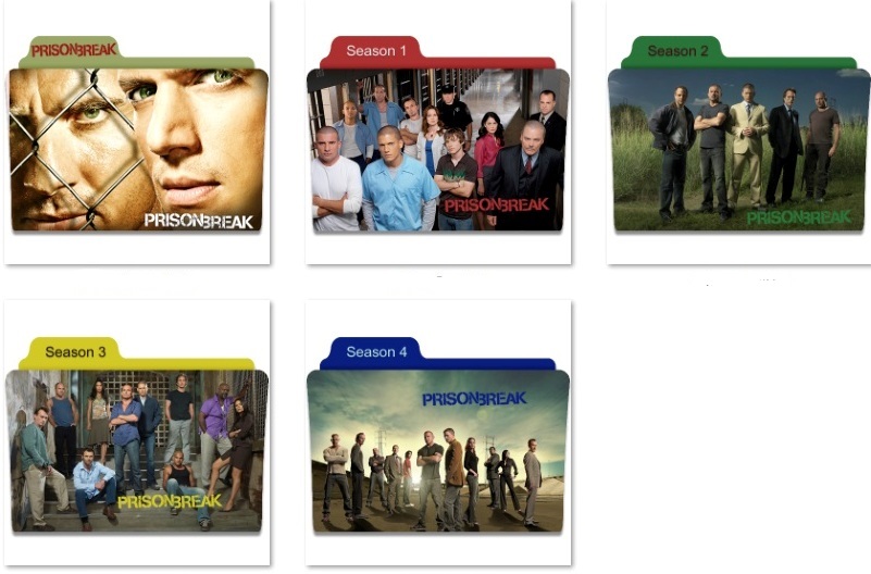 801x528 Prison Break Folder Icons