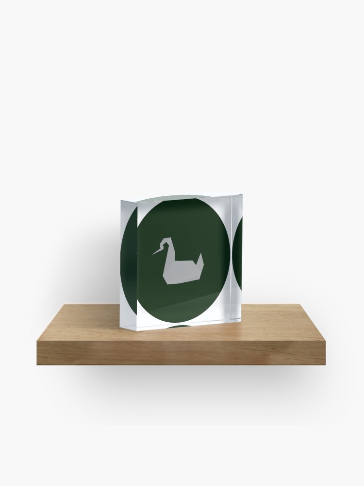 750x1000 Prison Break Origami Icon Acrylic Block