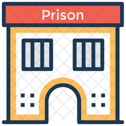 256x256 Prison Icon Of Colored Outline Style