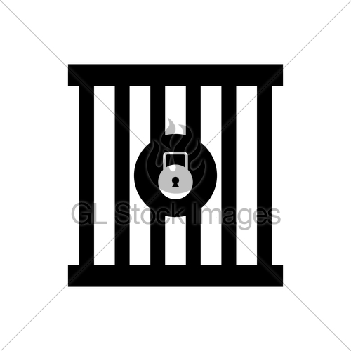 500x500 Prison Icon Gl Stock Images
