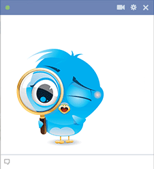 226x247 Private Eye Bird Symbols Emoticons