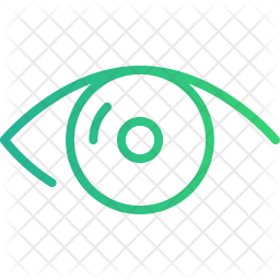 256x256 Eye Icon Of Line Style