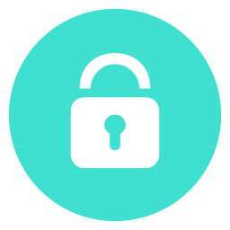 256x256 Free Turquoise Private Icon