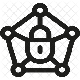 256x256 Private, Network Icon Of Line Style