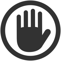 256x256 Private Stop Icon Download Windows Vector Icons Iconspedia