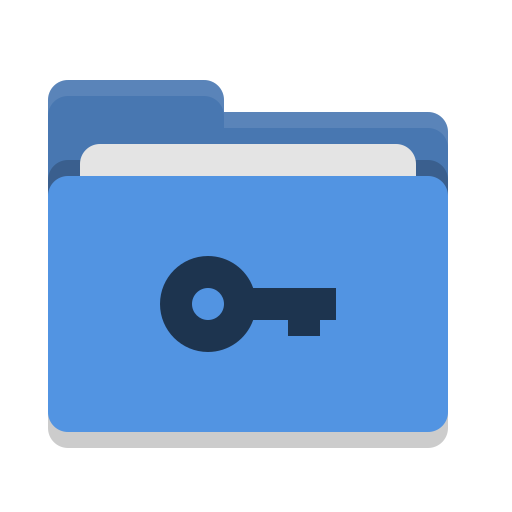 512x512 Folder, Blue, Private Icon Free Of Papirus Places