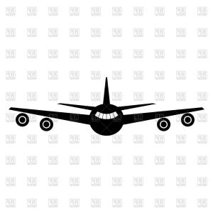 300x300 Private Jet Airplane Icon Vector Savoyuptown