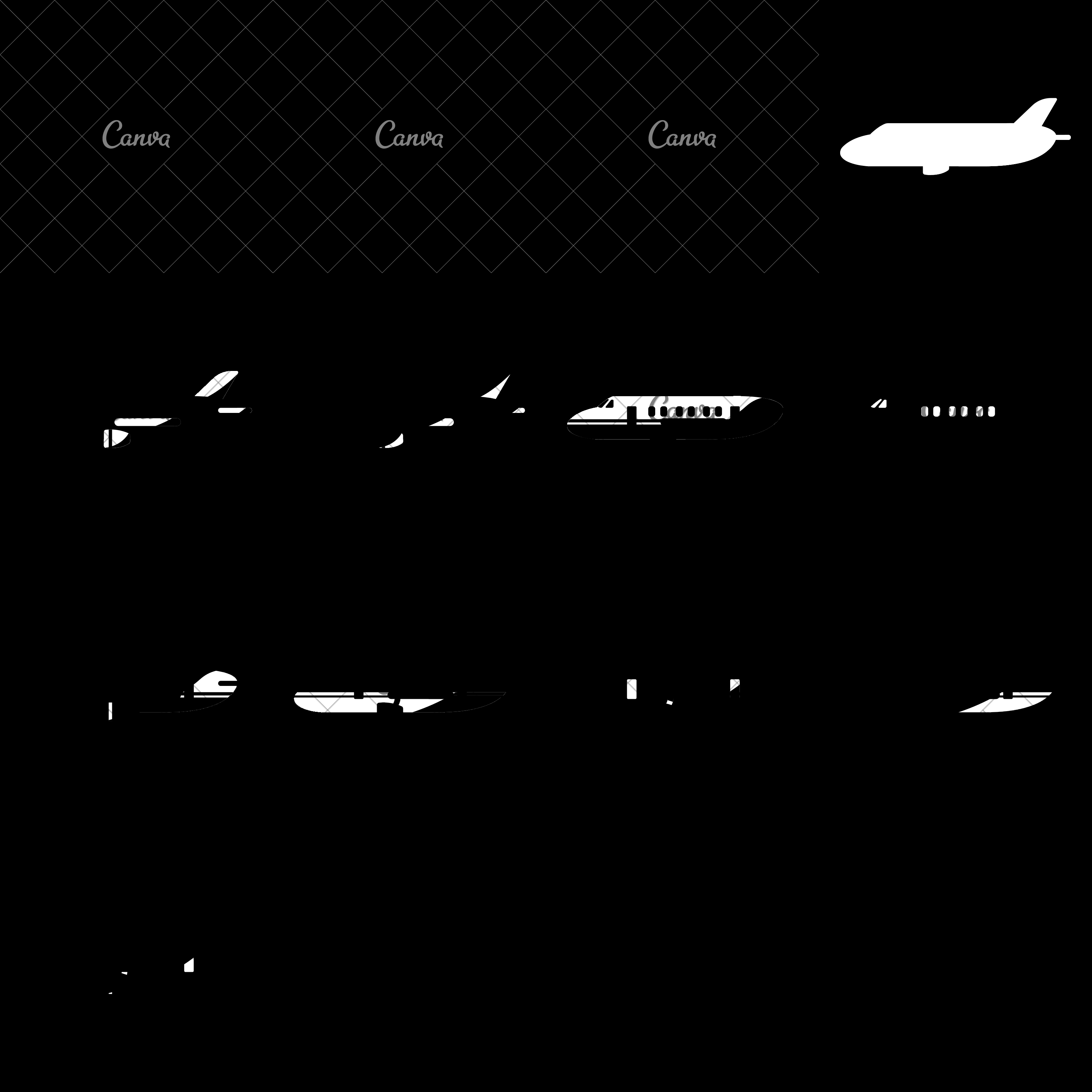 3200x3200 Private Jet Icon