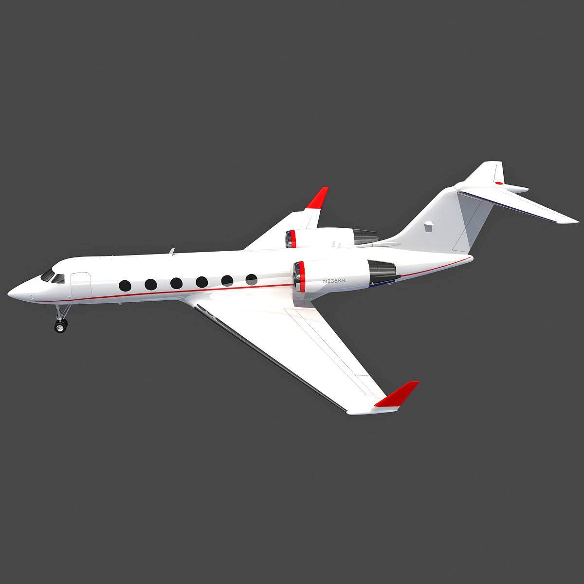 1200x1200 Gulfstream Iv Private Jet Aircraft Model