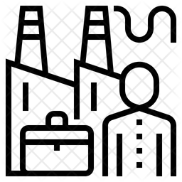 256x256 Private Sector Icon Of Line Style