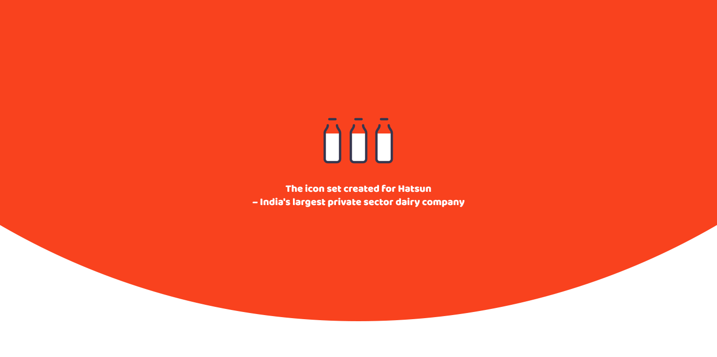 1400x698 Hatsun Daily Dairy Icon Set On Behance