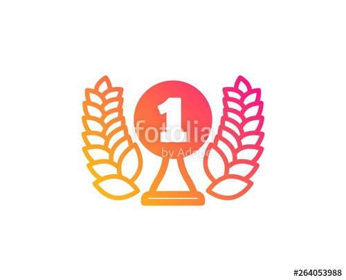 500x405 Laureate Award Icon Winner Prize Symbol Prize With Laurel Wreath