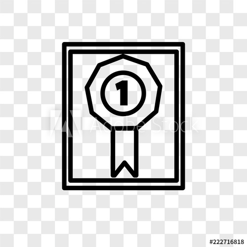 500x500 Prize Icons Isolated On Transparent Background Modern