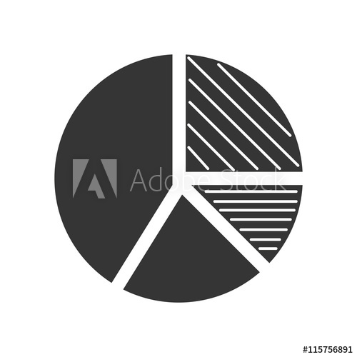 Graphic Statistics Showing Probability, Isolated Flat Icon Vector 500x500 Graphic Statistics Showing Probability, Isolated Flat Icon Vector