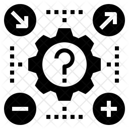 Probability Icon Of Glyph Style 256x256 Probability Icon Of Glyph Style