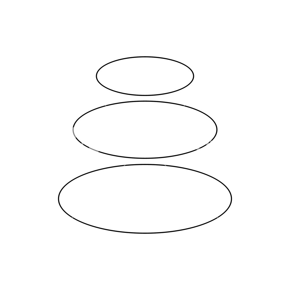 1000x1000 Spa Stones For Relax Procedure Icon In Outline Style Isolated