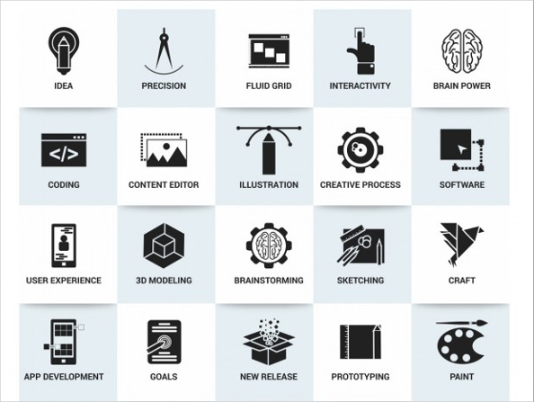 594x447 Business Process Icons
