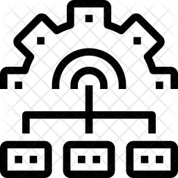 256x256 Process Structure Icon Of Line Style